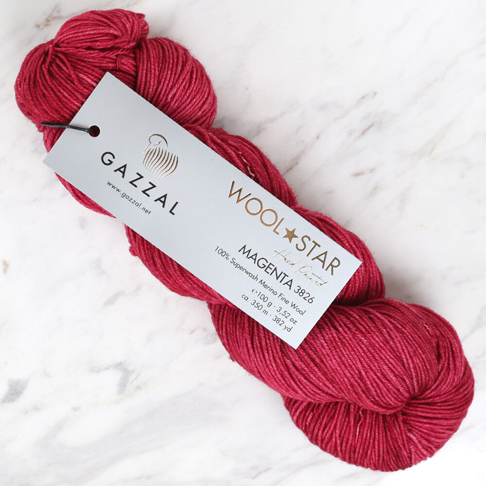 Gazzal Wool Star Mürdüm El Örgü İpi - 3826